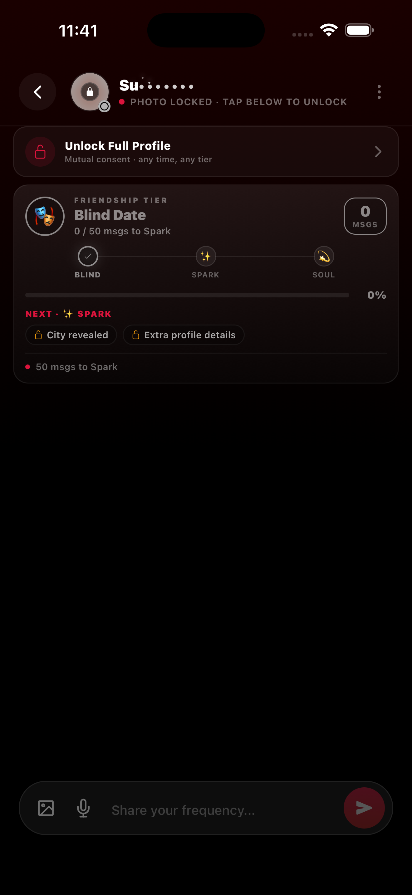 ORZO chat screen